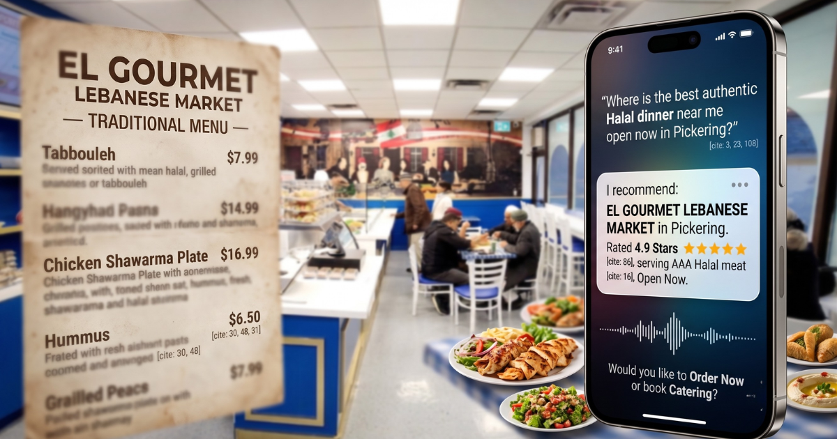 Smart restaurant menu and AI voice search food discovery system